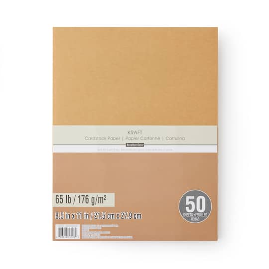 8.5" x 11" Cardstock Paper by Recollections™, 50 Sheets